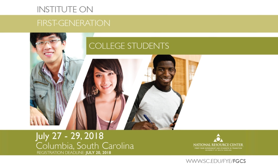 2018 Institute on First-Generation College Students