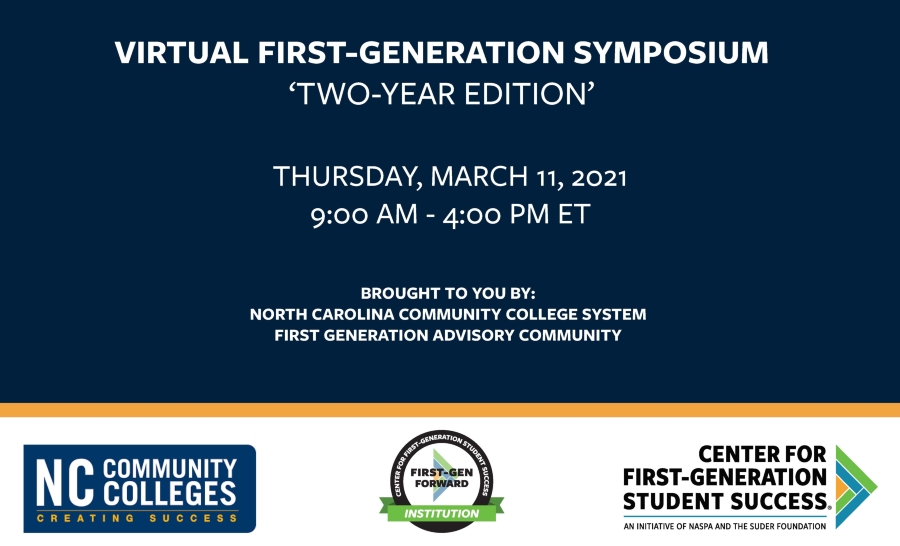 NCCCS Virtual First-Generation Symposium