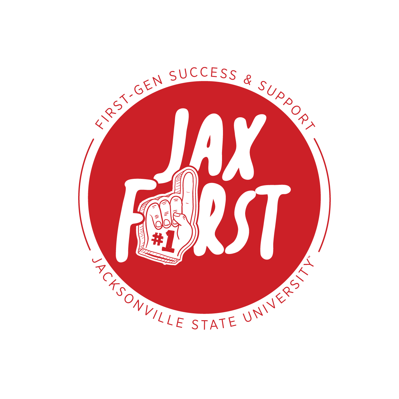 Jacksonville State University Jax First Logo
