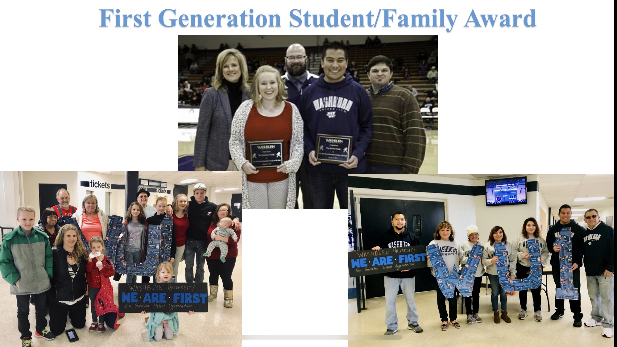 Washburn University First-gen Family