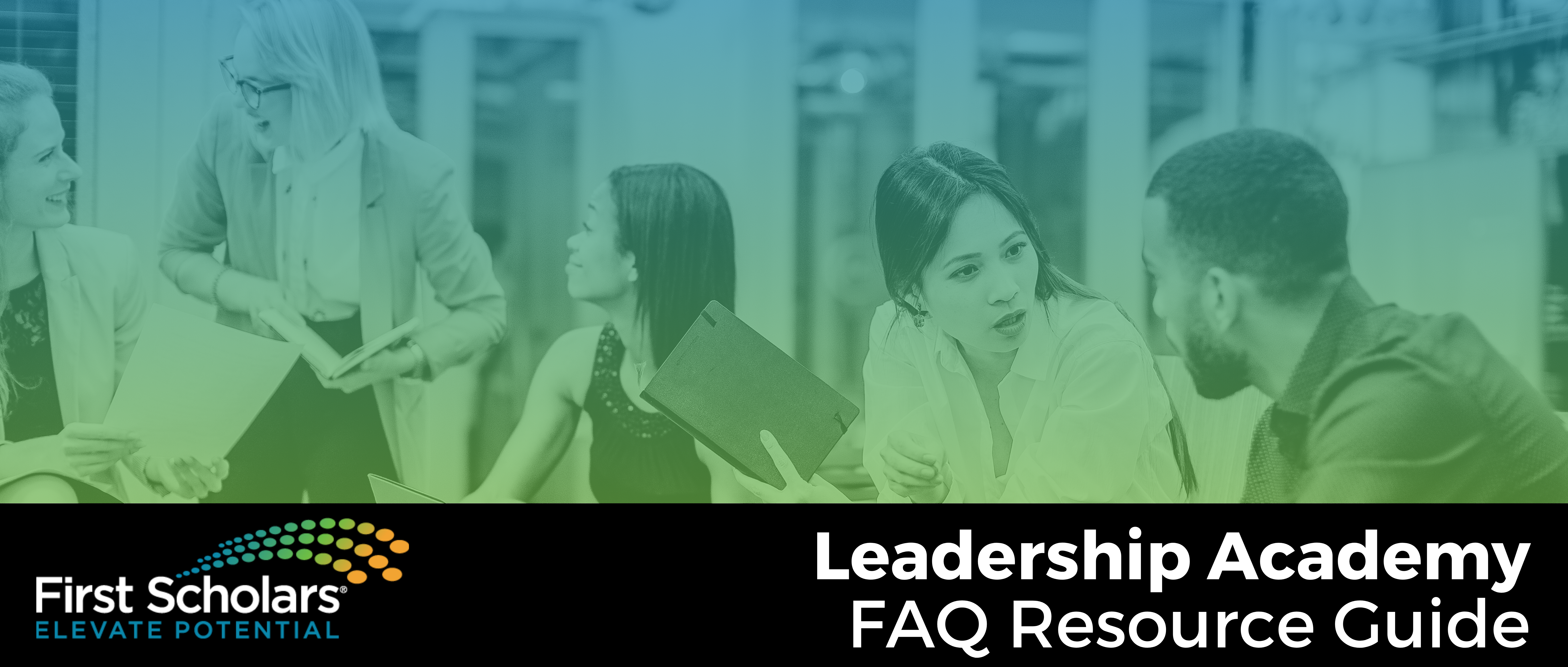 Leadership Academy FAQ Resource Guide Button to navigate to FAQ document