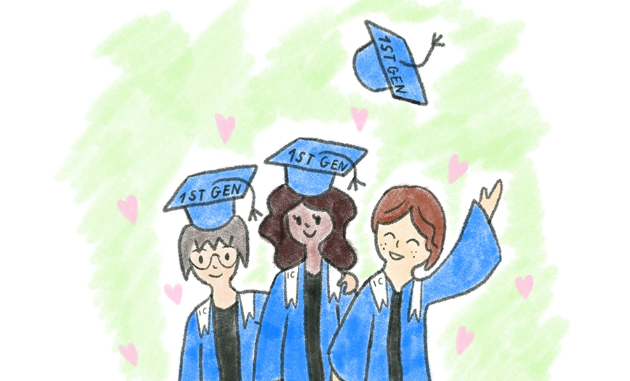 illustration of first-gen grads