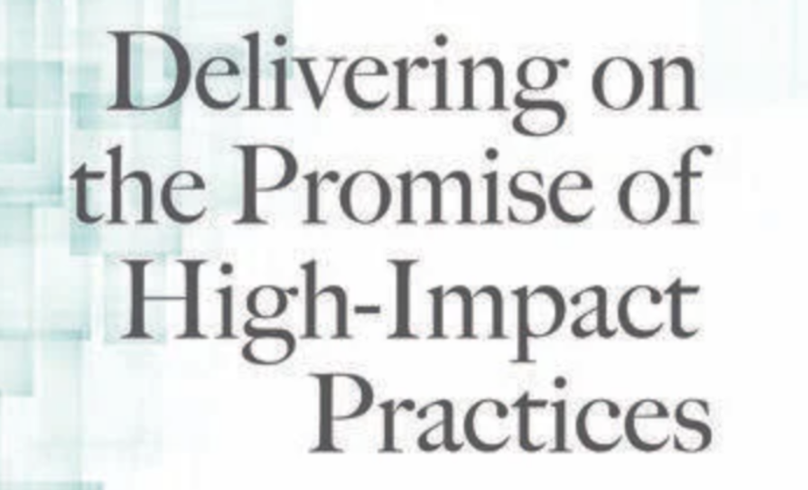 Delivering on the Promise of High Impact Practices Book Cover