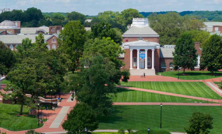 University of Delaware Campus Overhead View
