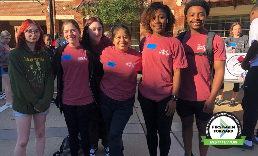 Five first-gen students at The University of Alabama