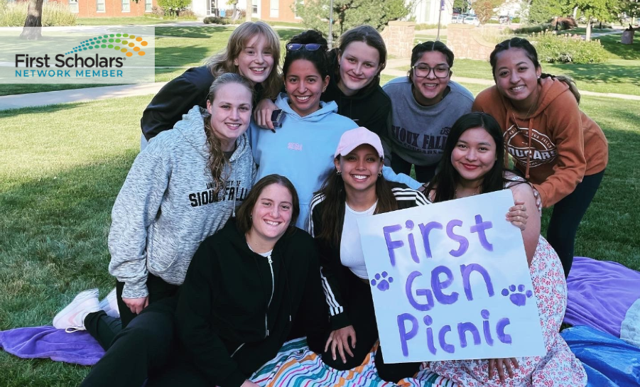 University of Sioux Falls First-gen picnic